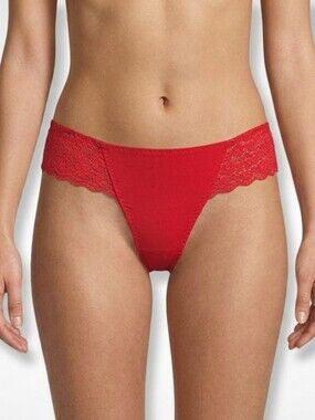 Red Lace- Thong Panty - Women Intimates
